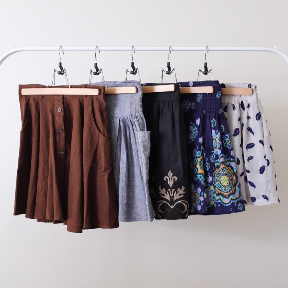 BUNDLE | 5 Mini Skater Skirts